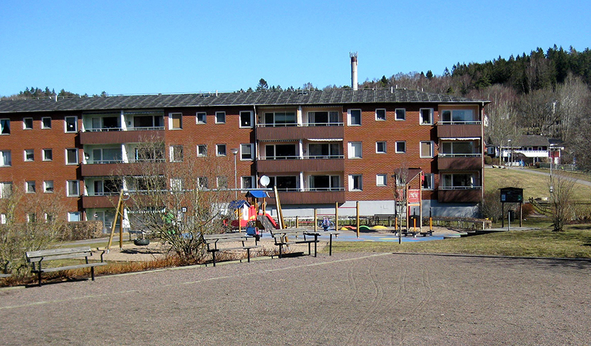 Lekplats vid Våmmedalen.