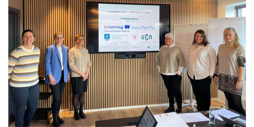 InnoPanTec partnermöte i Danmark med representanter från Vesthimmerland kommun, UCN och Mölndals stad.