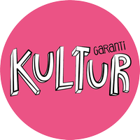 Illustrerad logga Kulturgarantin rosa